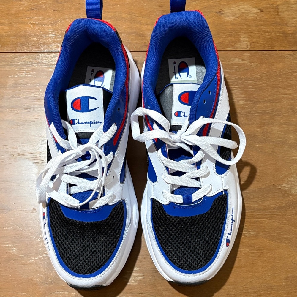 Champion Kids' Sneakers in Blue, Black, and White